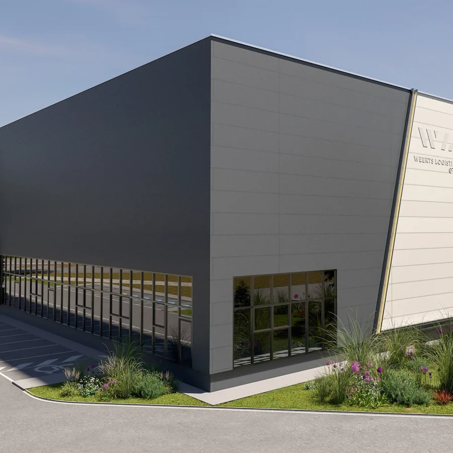 Vista dettaglio design funzionalità complesso magazzini weerts venezia park weerts logistcs park - WLP Venice Park
