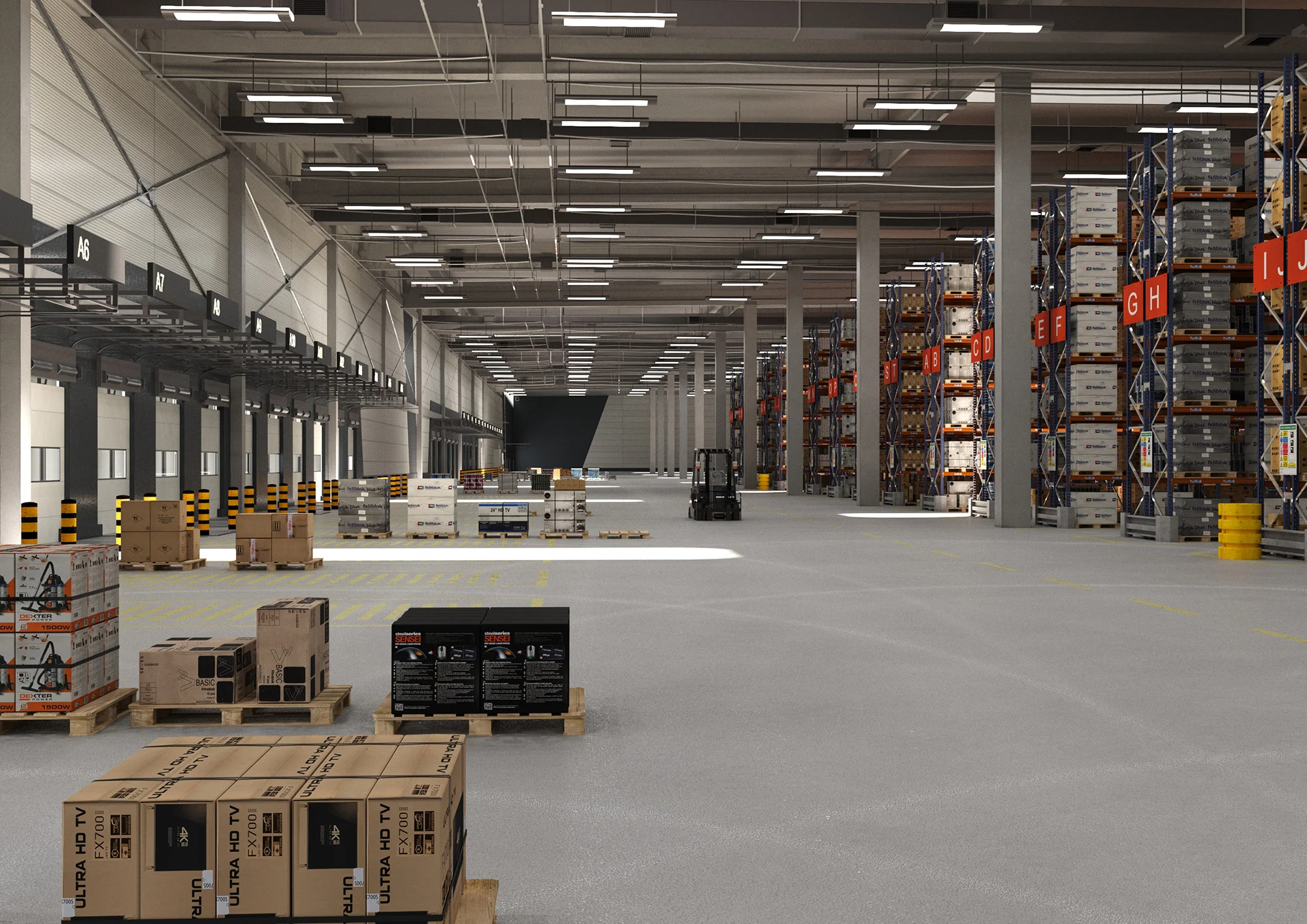 Vista interno magazzino a south weerts venezia park weerts logistcs park - WLP Venice Park