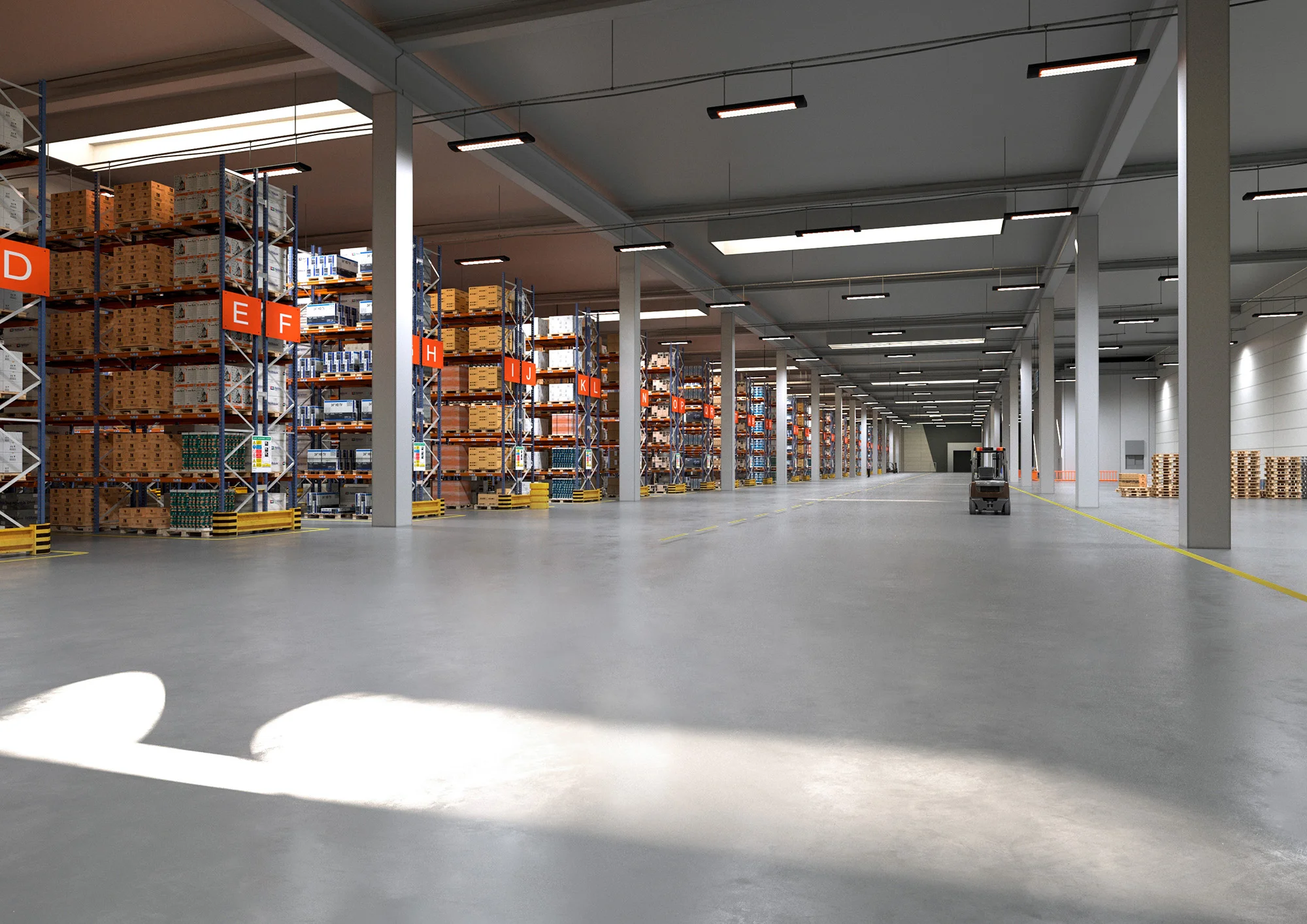 Vista interno magazzino b south weerts venezia park weerts logistcs park - WLP Venice Park