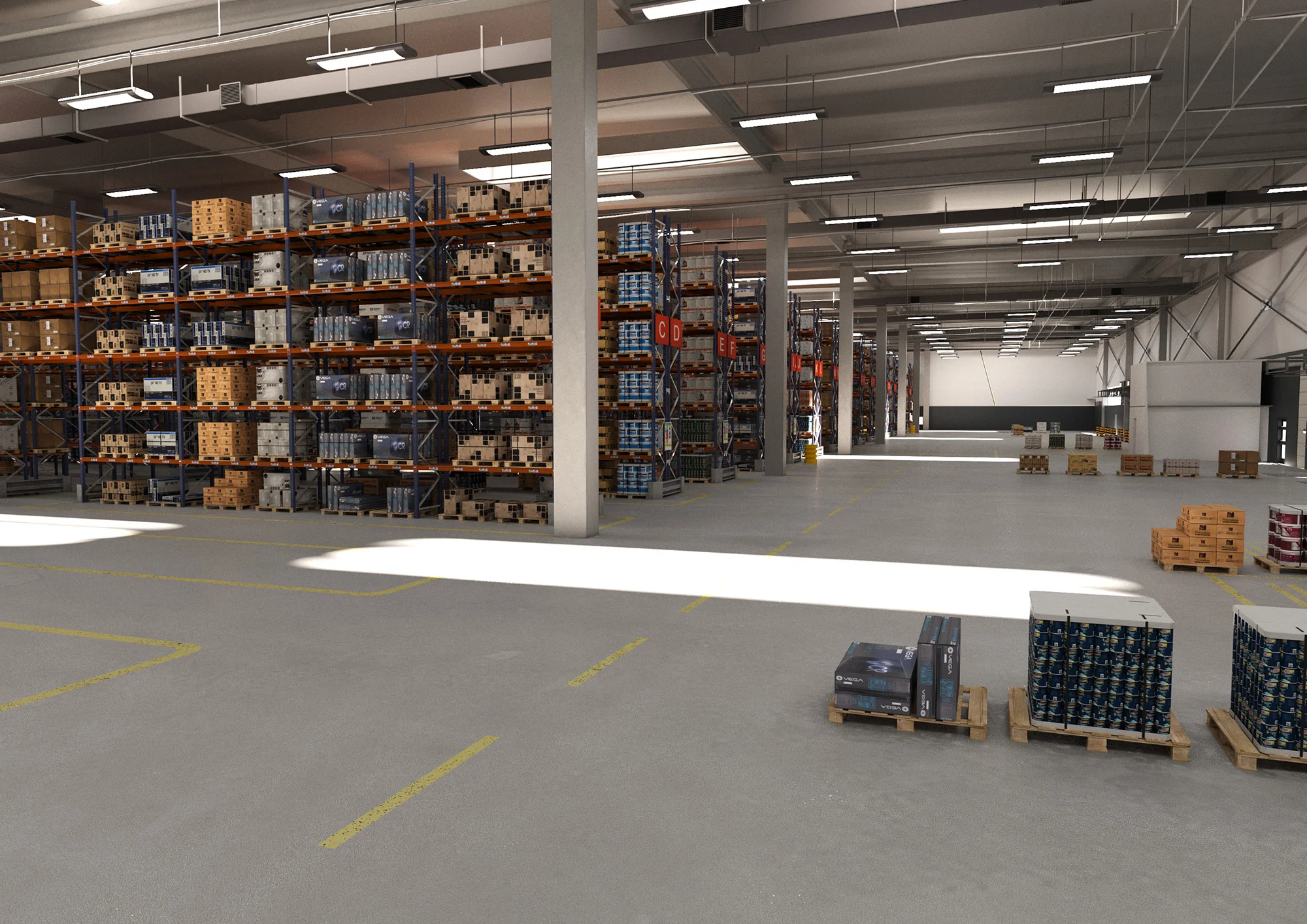 Vista interno magazzino c1 weerts venezia park weerts logistcs park - WLP Venice Park