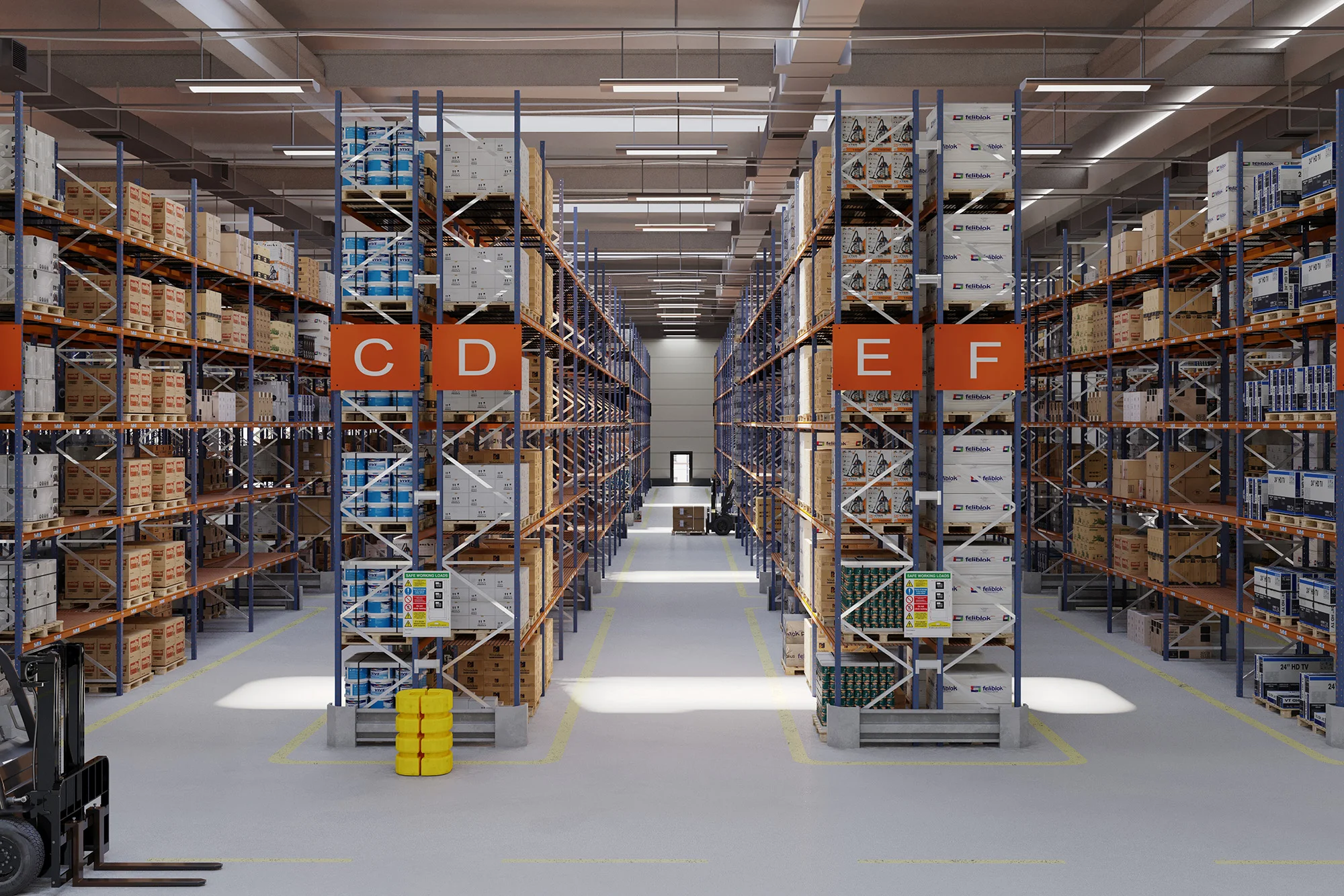 Vista interno magazzino d2 weerts venezia park weerts logistcs park - WLP Venice Park